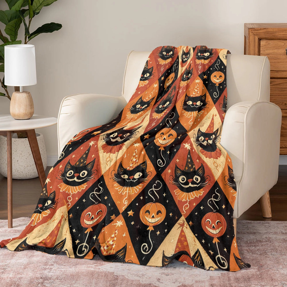 Shineful Fleece Blanket Cat Whisker and Wands
