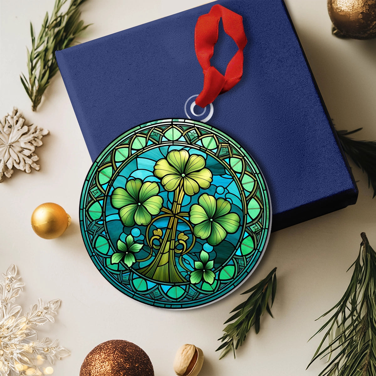 Shineful Acrylic Ornament Lucky Celtic Shamrock