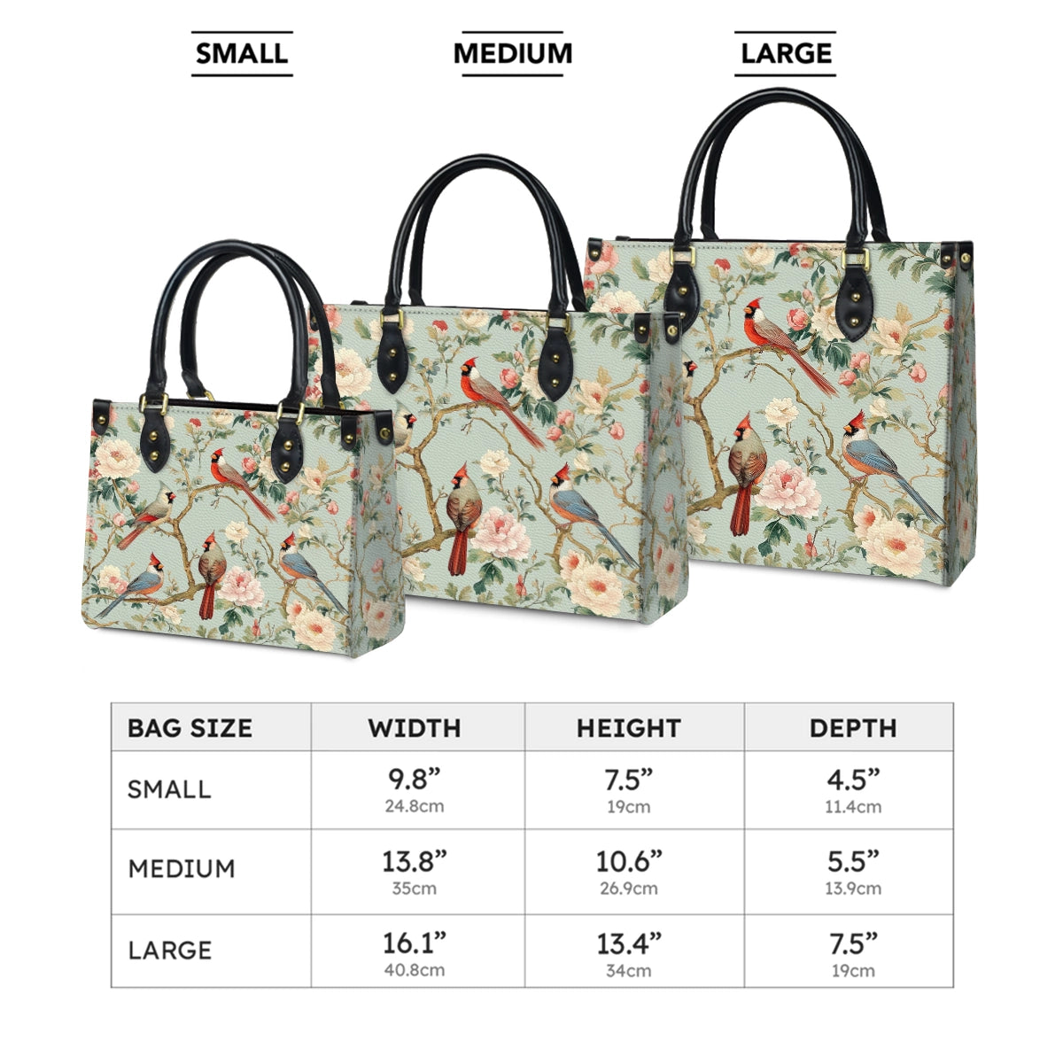 Shineful Leather Bag Cardinal Bloom