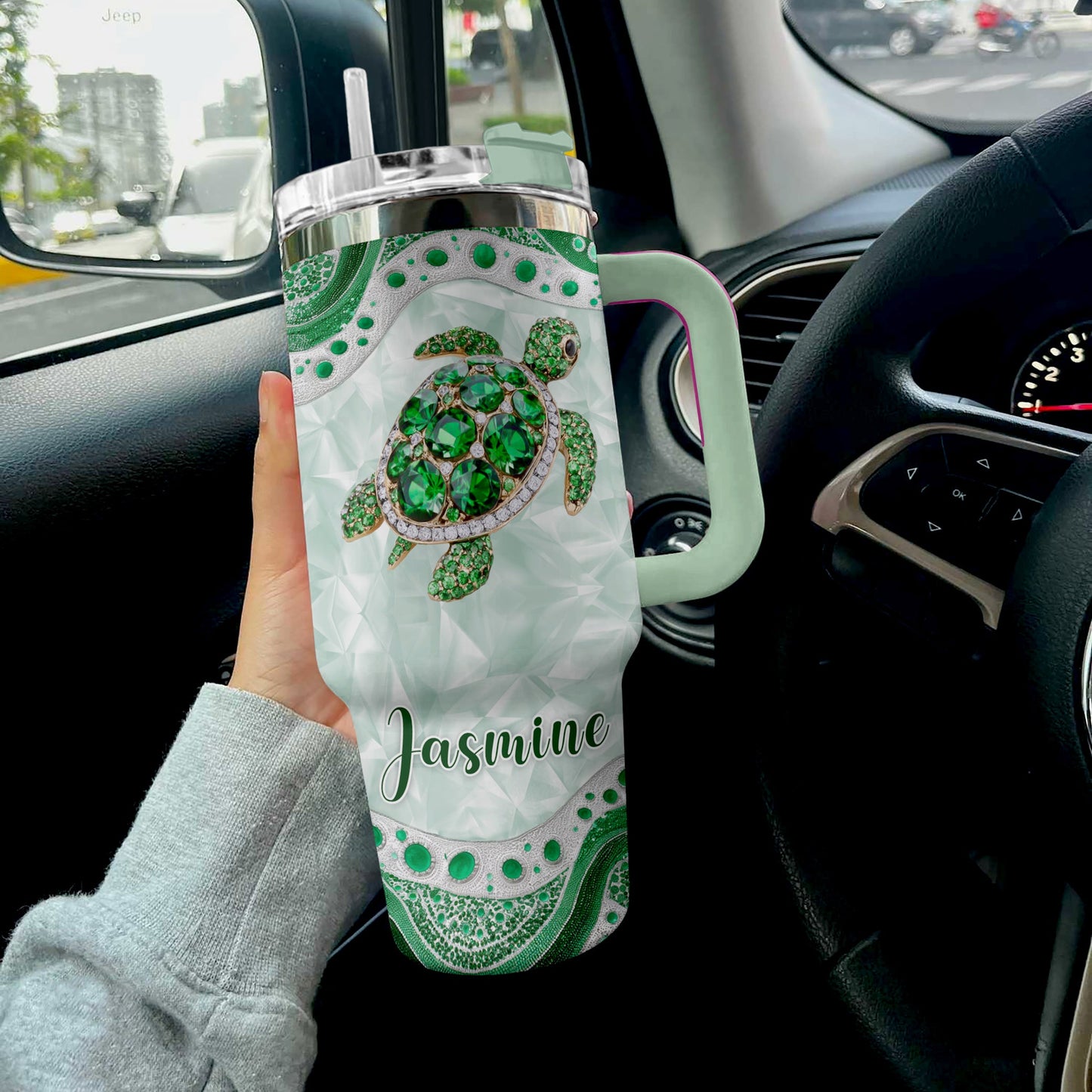 Shineful Tumbler Crystal Sea Turtle
