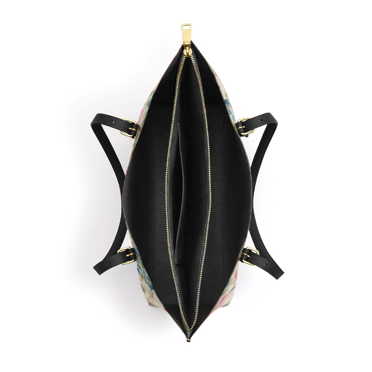 Shineful Leather Tote Bag - Hummingbird Symphony