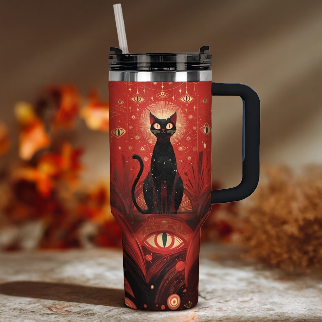Shineful Tumbler Cat Mystic Gaze