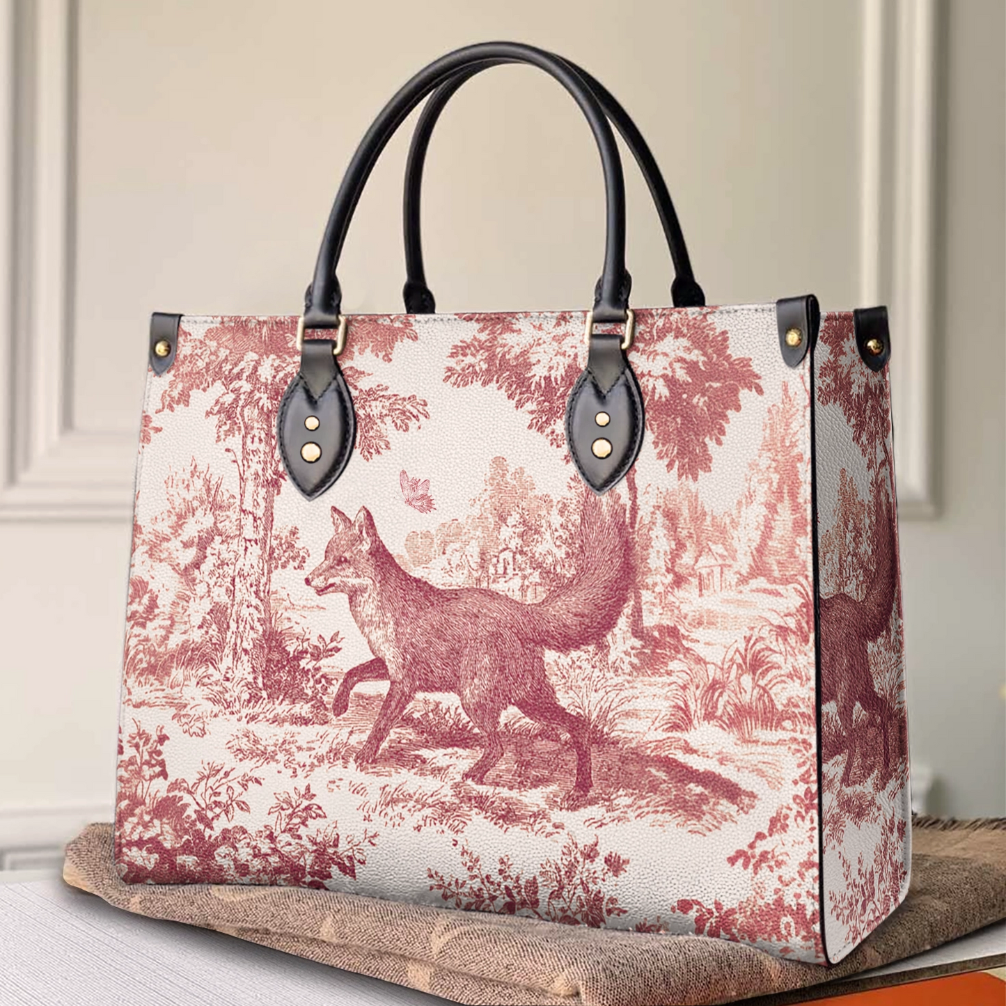 Shineful Fox & Folly Leather Bag