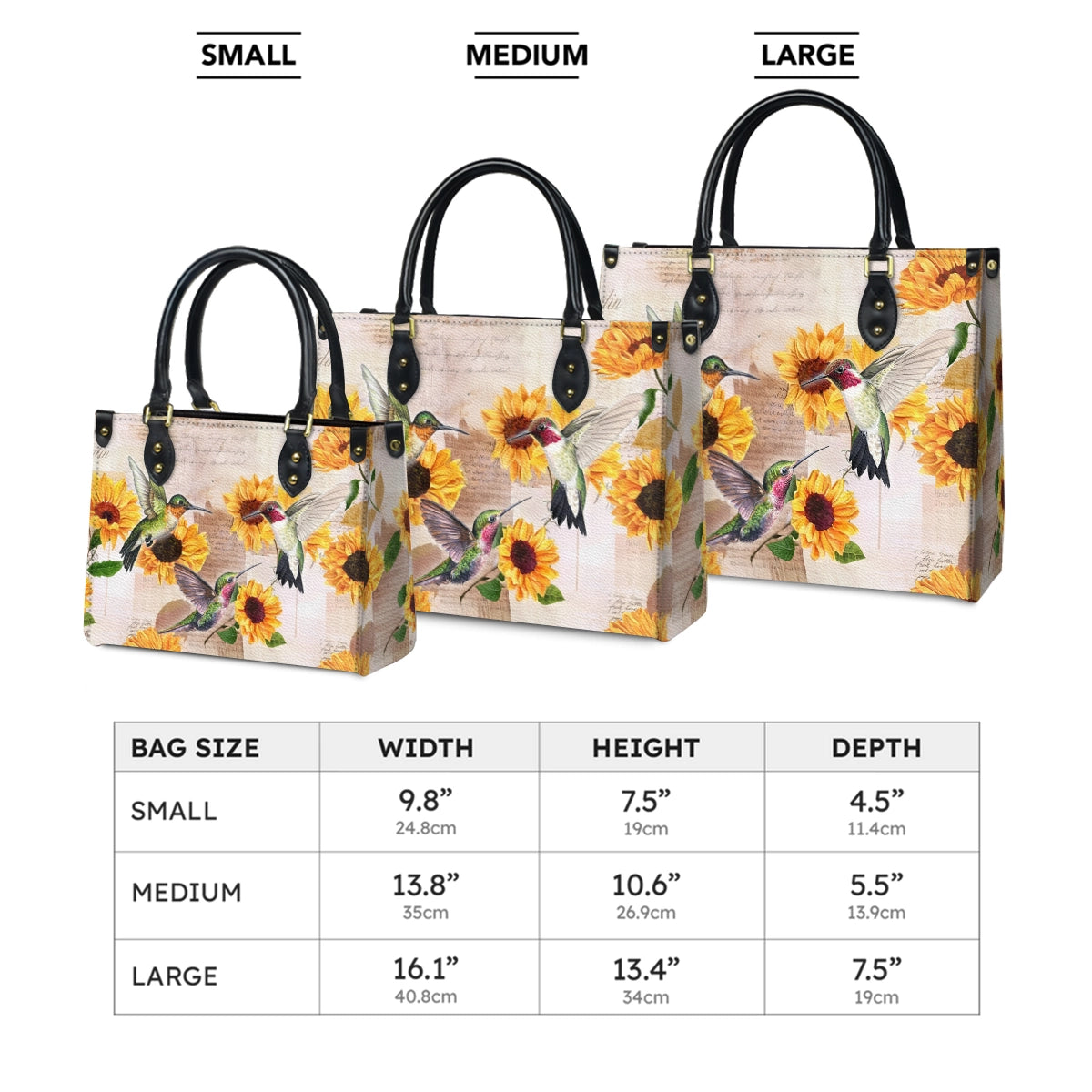 Shineful Radiant Sunflora Leather Bag