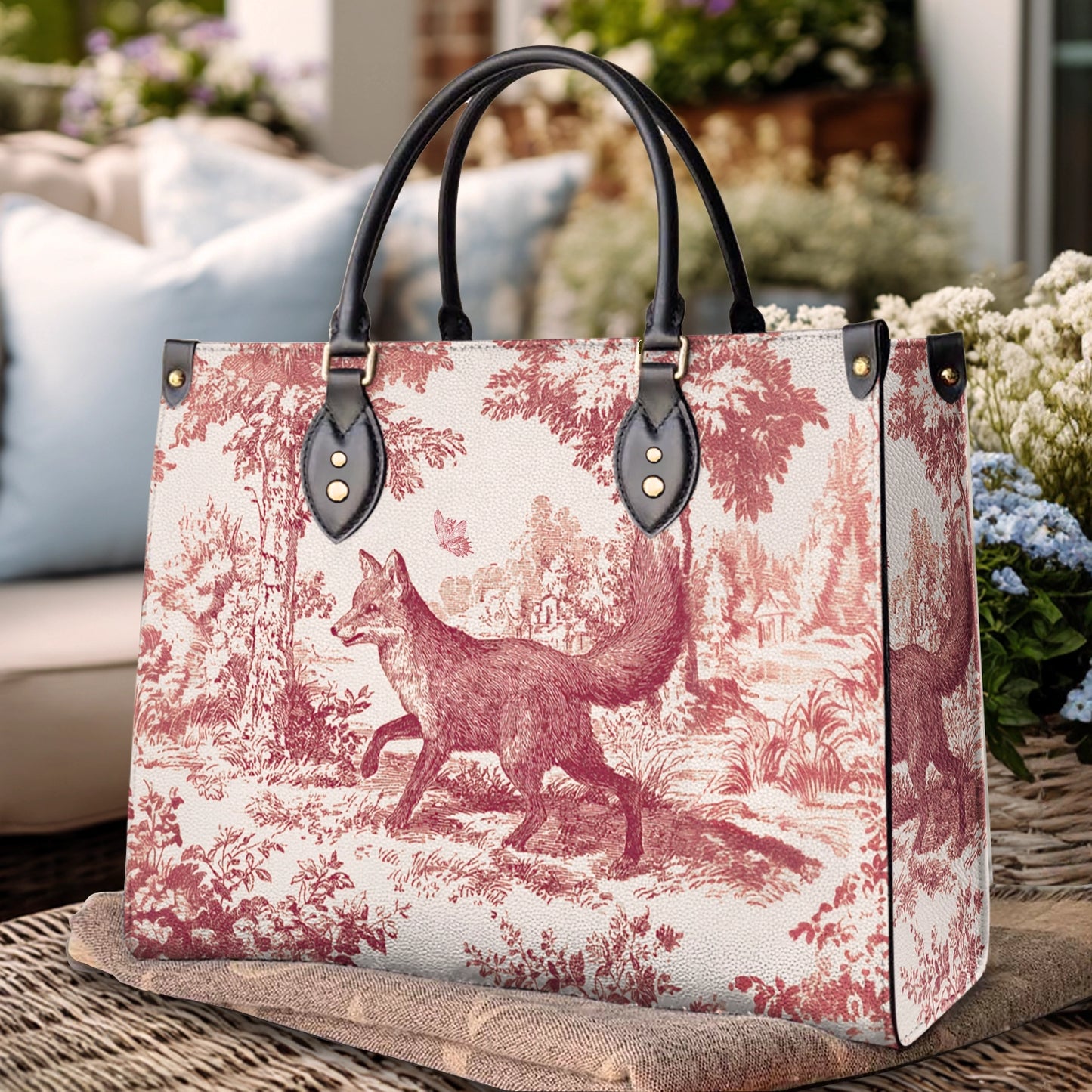 Shineful Fox & Folly Leather Bag