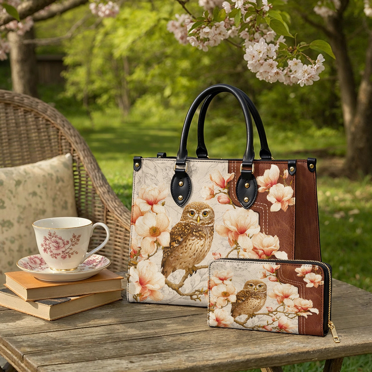 Shineful Leather Bag Wisdom In Bloom