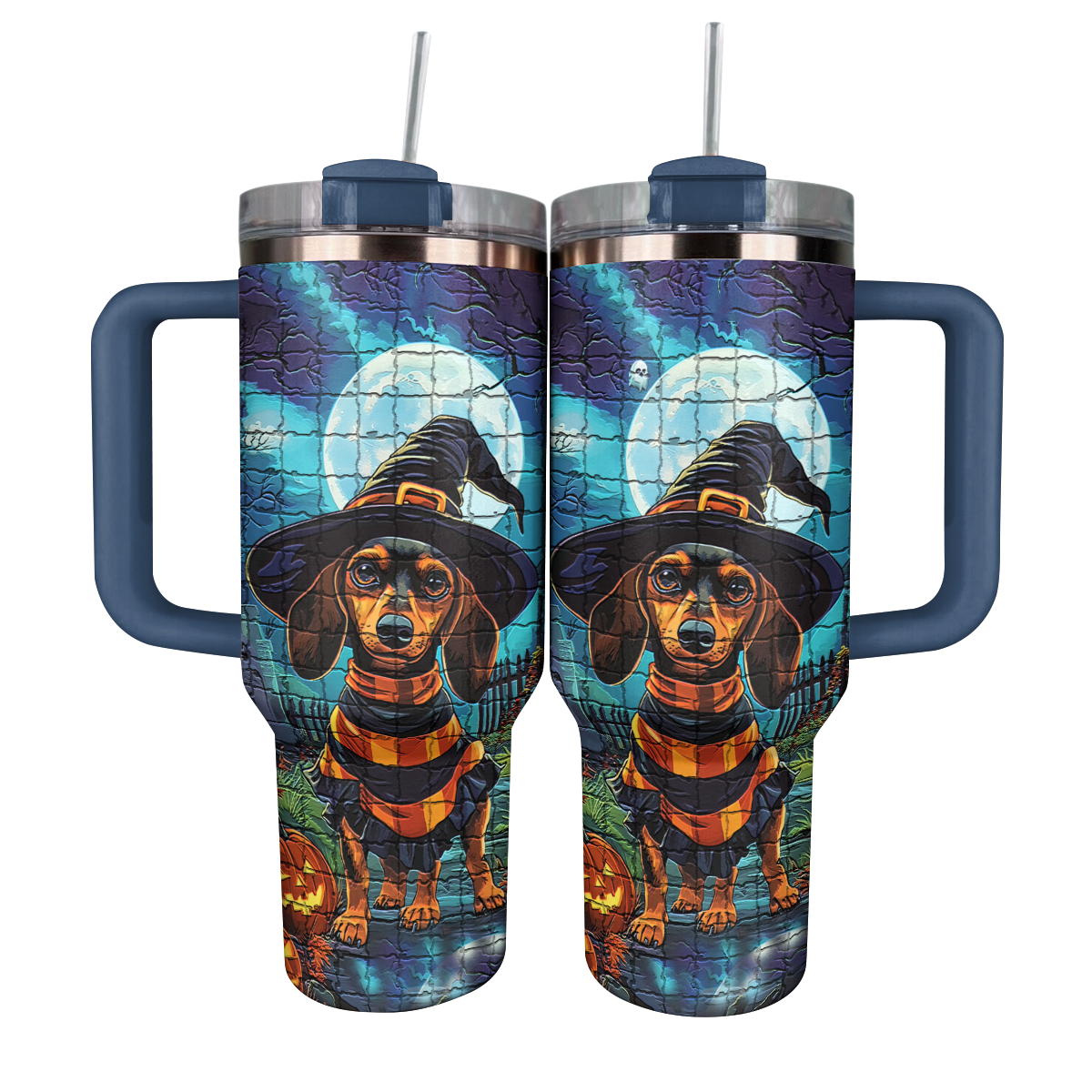 Shineful Tumbler Dachshund Halloween