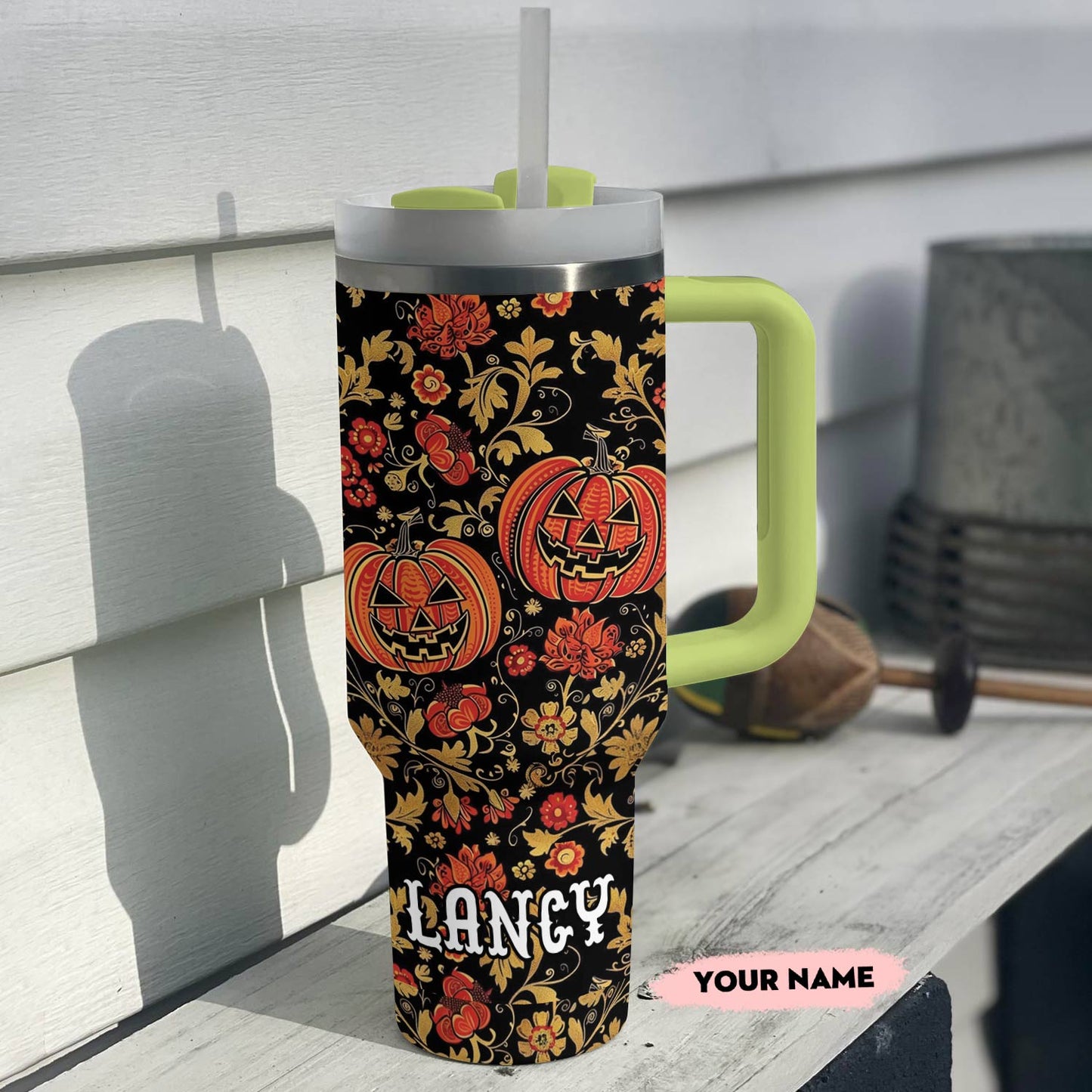 Shineful Tumbler Pumpkin Personalized