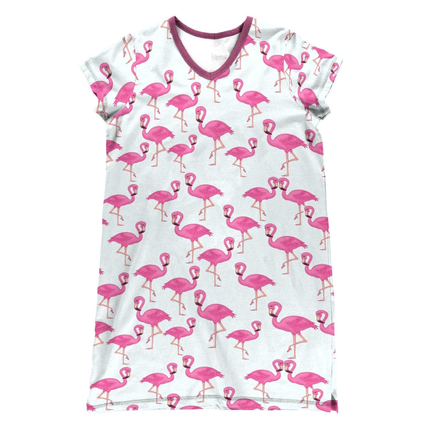 Flamingo Pajabears® V-Neck Nightshirts Couple Tl10