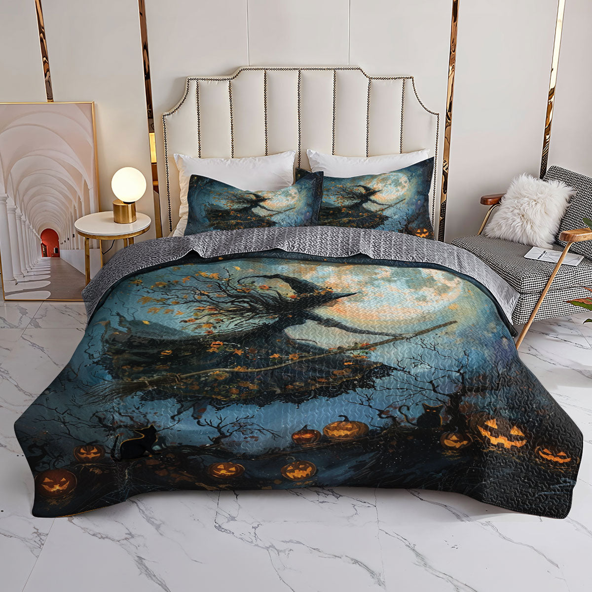 Shineful All Season Quilt 3-Piece Set Charmed Nightfall