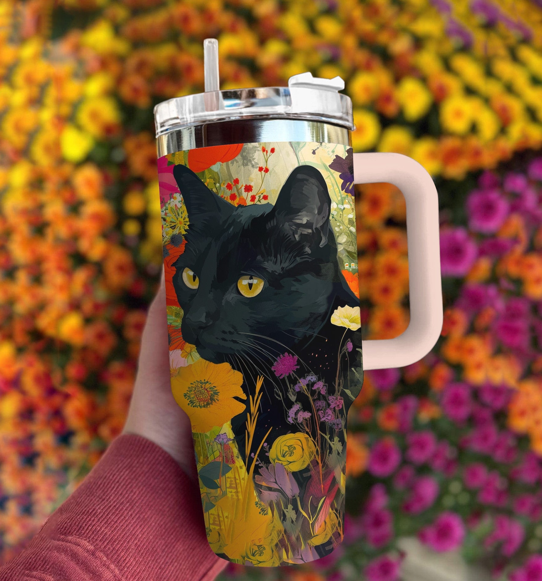 Cat Oz Shineful™ Tumbler In The Garden Nl09 40 / Pink