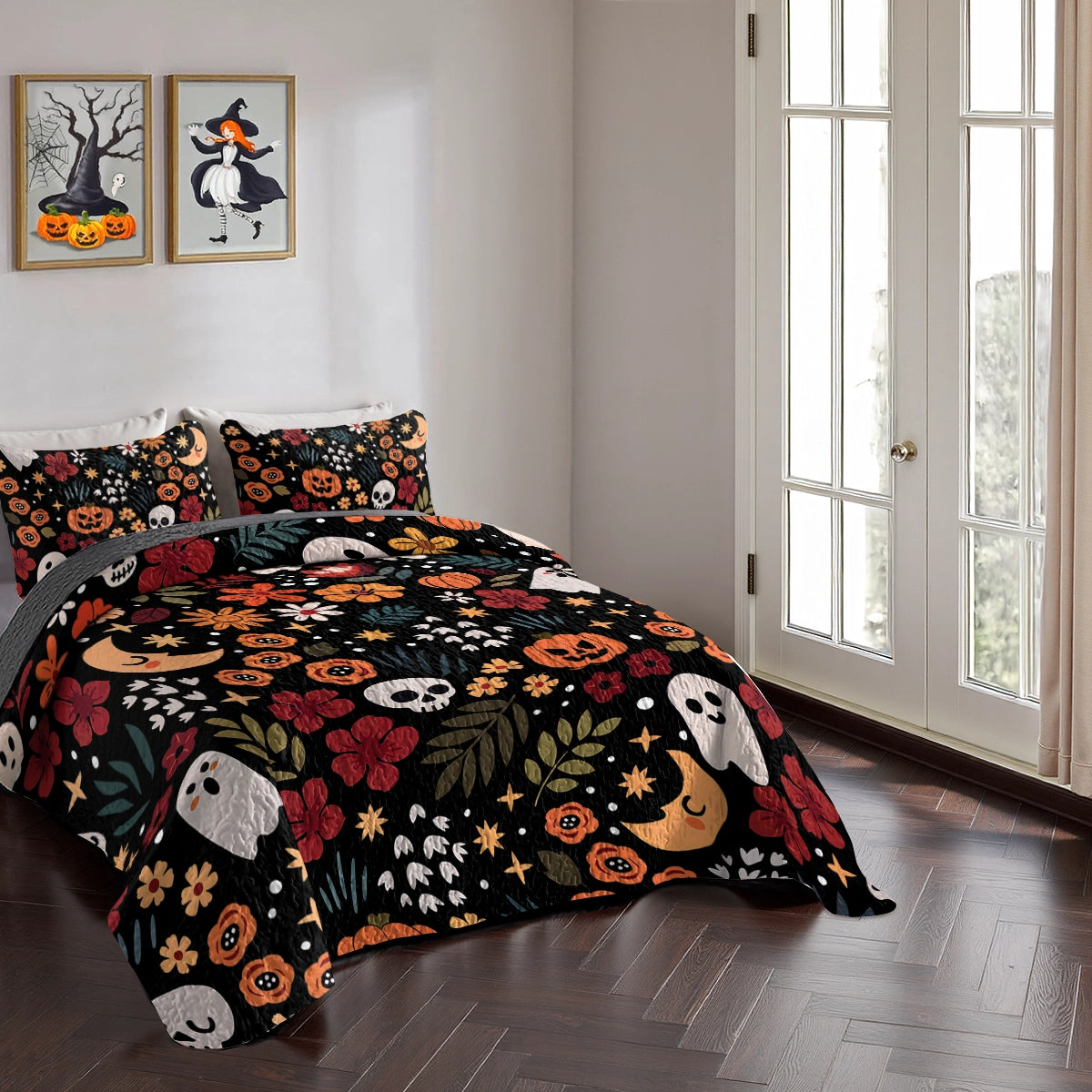 Shineful All Season Quilt 3-Piece Set Spooky Chic