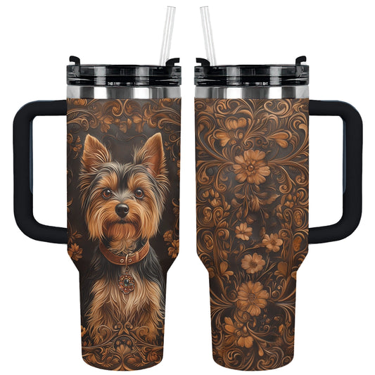 Shineful Tumbler Timeless Yorkie Charm