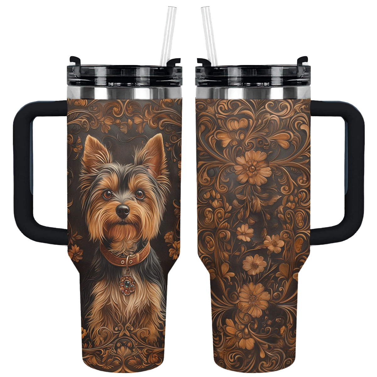 Shineful Tumbler Timeless Yorkie Charm