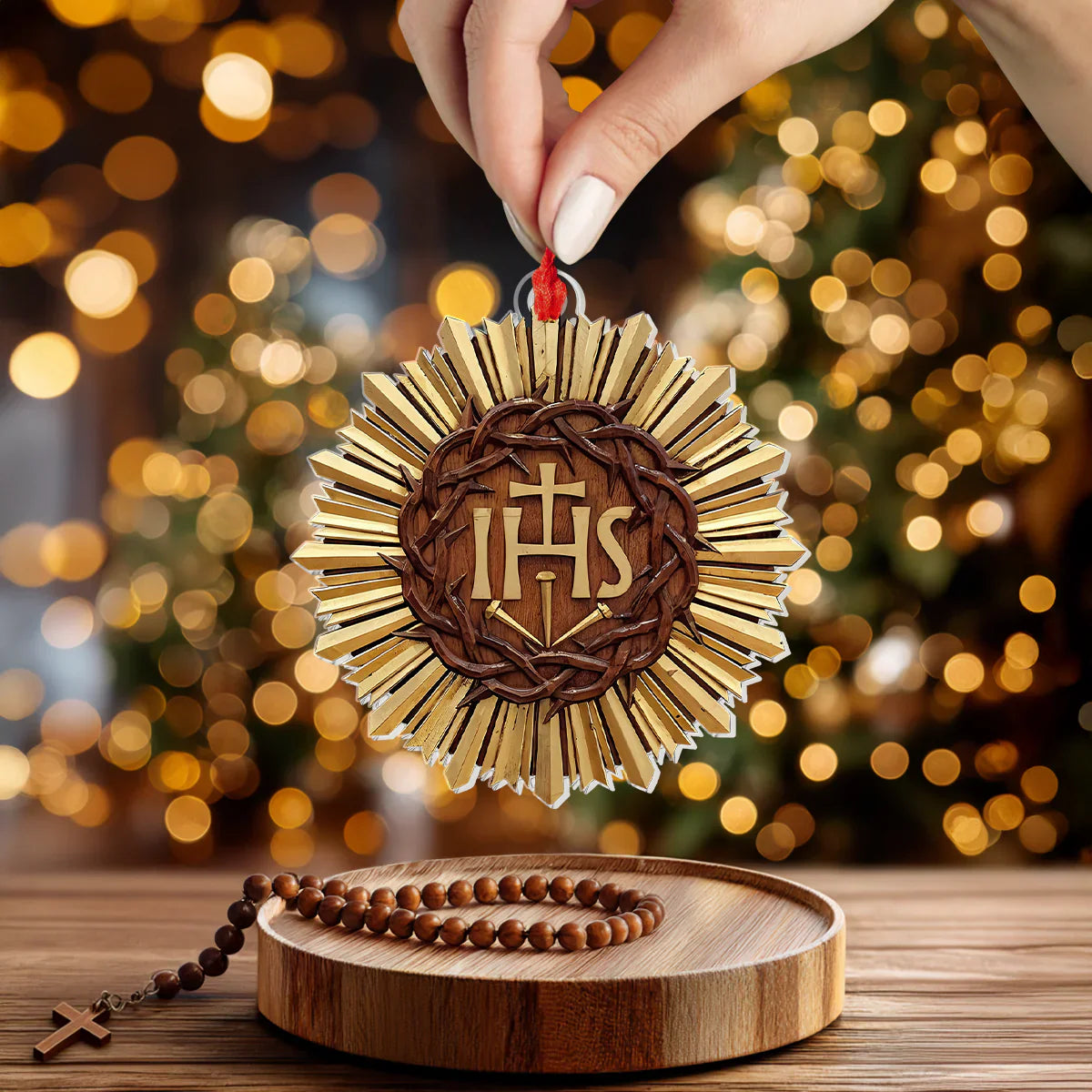 Shineful 2D Acrylic Ornament Corpus Christi Elegance