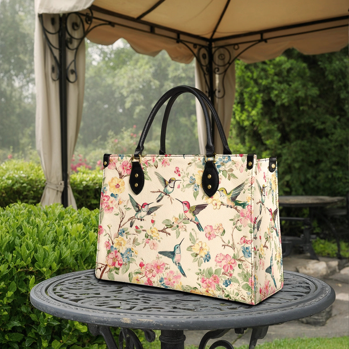 Shineful Leather Bag Hummingbird Symphony