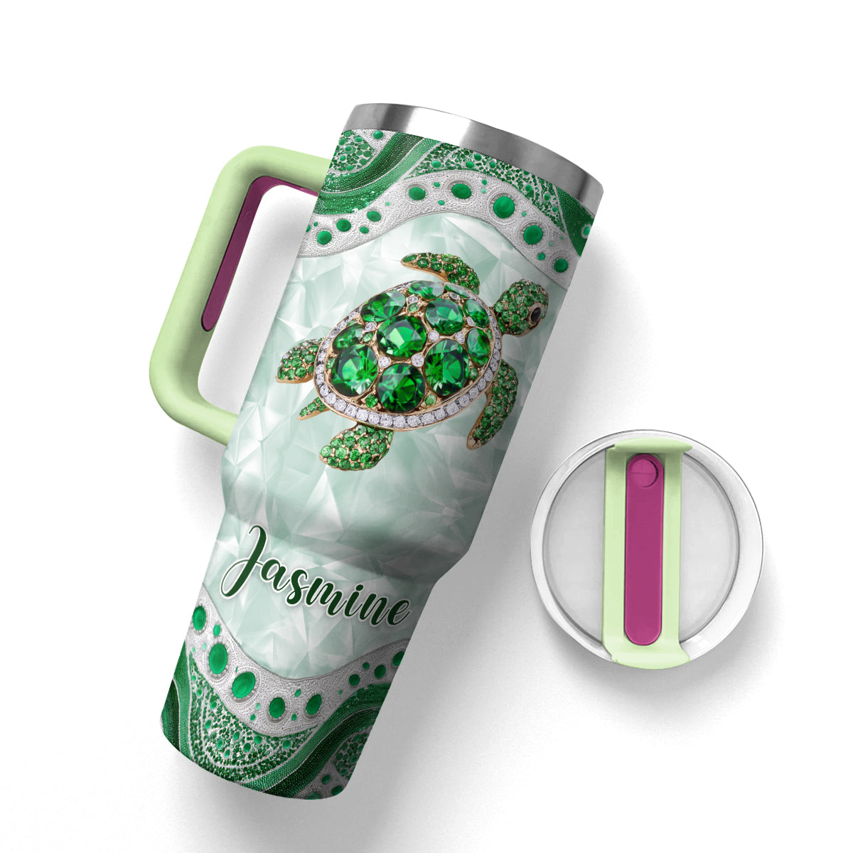 Shineful Tumbler Crystal Sea Turtle