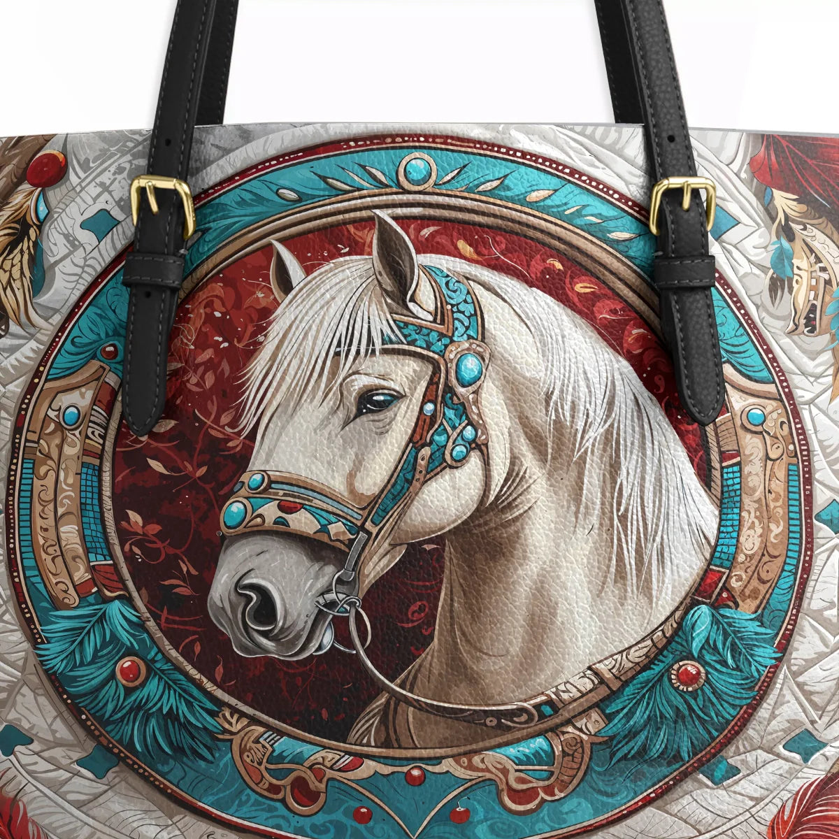 Shineful Leather Tote Bag - Native Grace