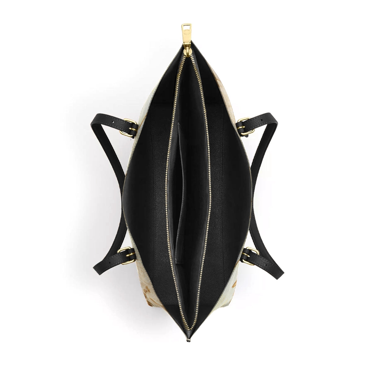 Shineful Leather Tote Bag - Majestic Peacock