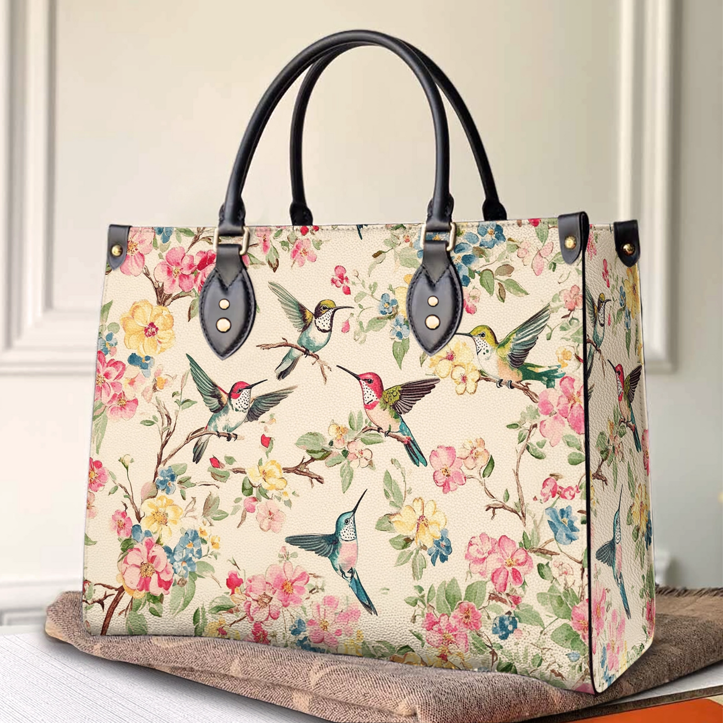 Shineful Leather Bag Hummingbird Symphony