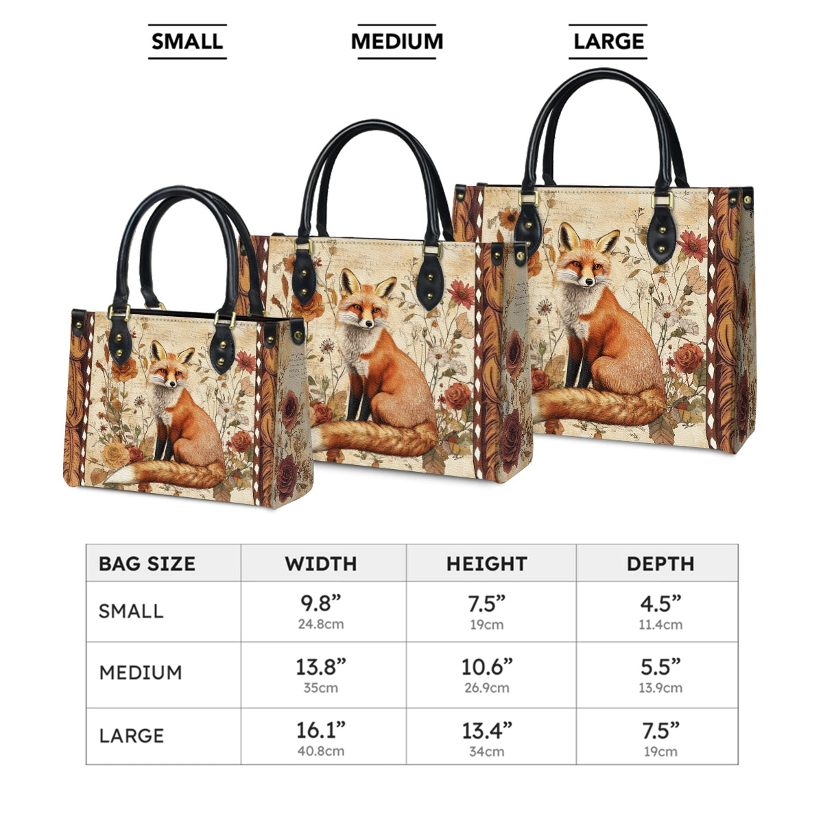 Shineful Leather Bag Whispers of the Fox