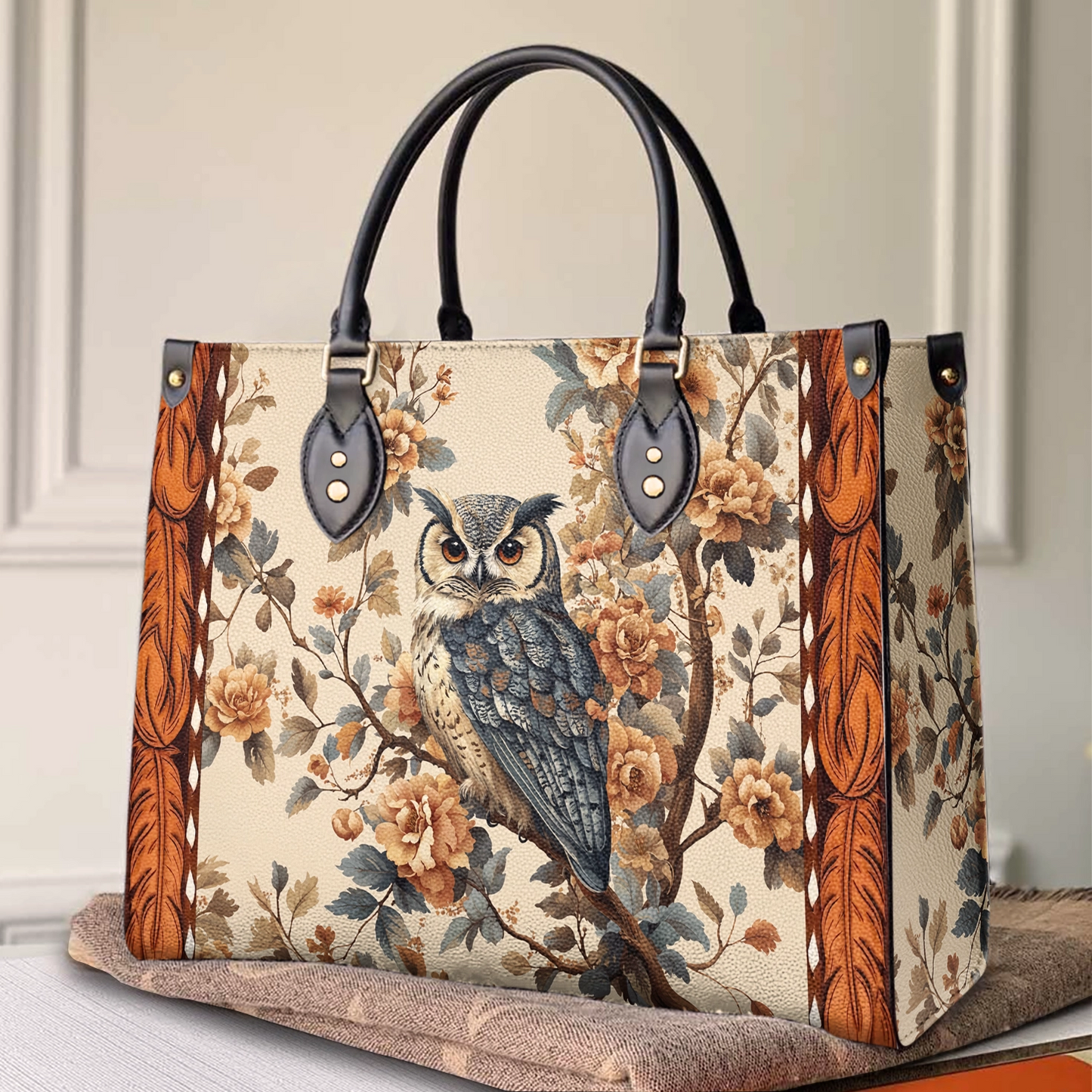 Shineful Imperial Owl Leather Bag