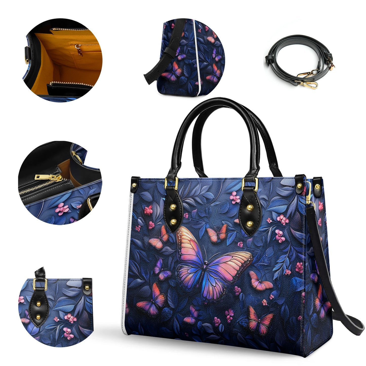 Shineful Leather Bag Twilight Monarch