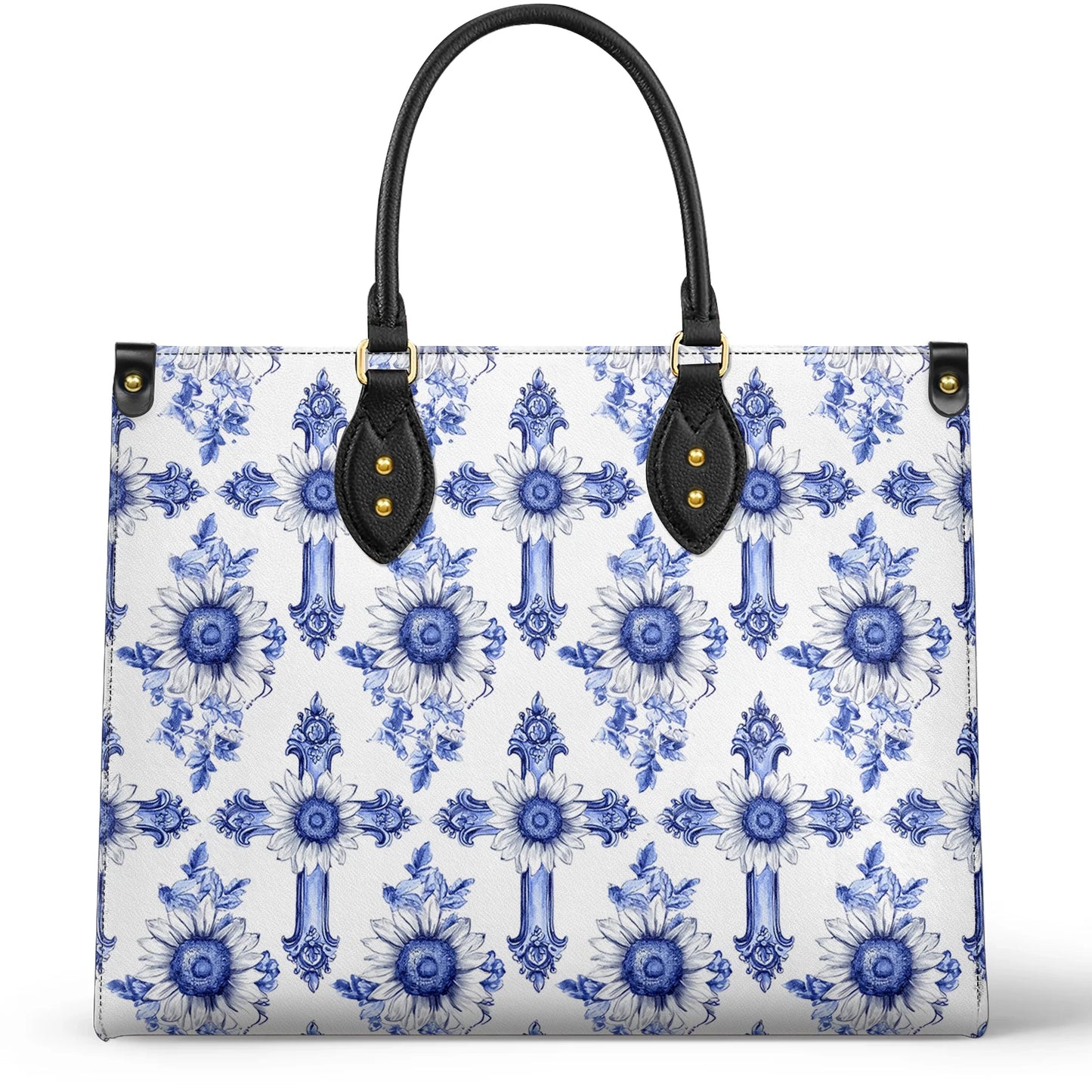 Shineful Leather Bag Sunflower Blooming With Grace