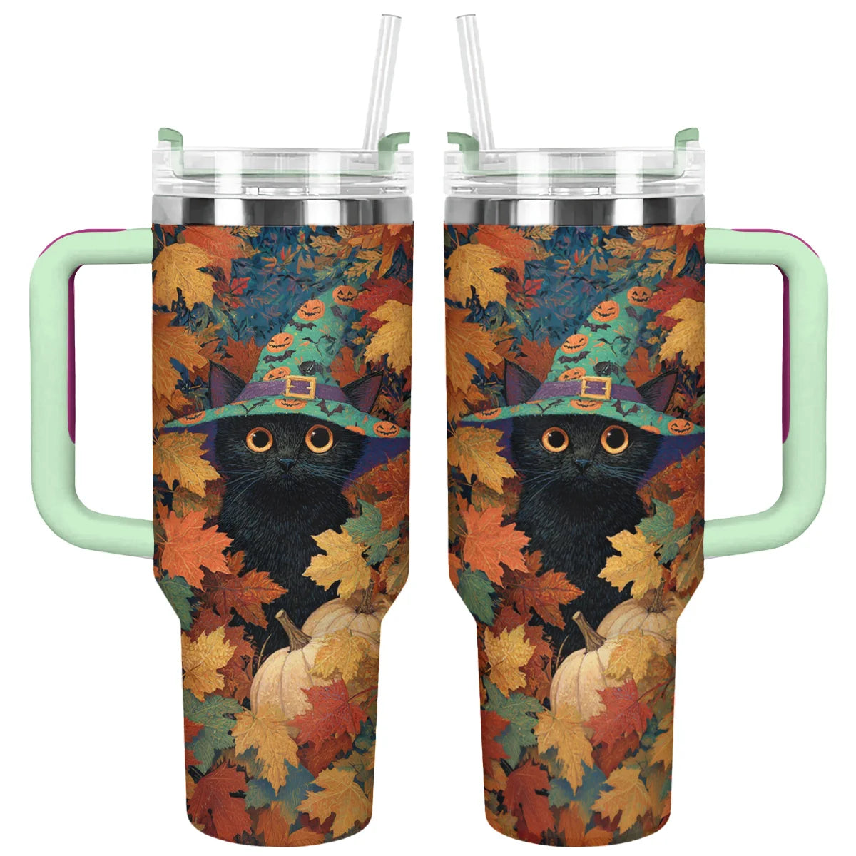 Shineful Tumbler Witchy Cat Autumn