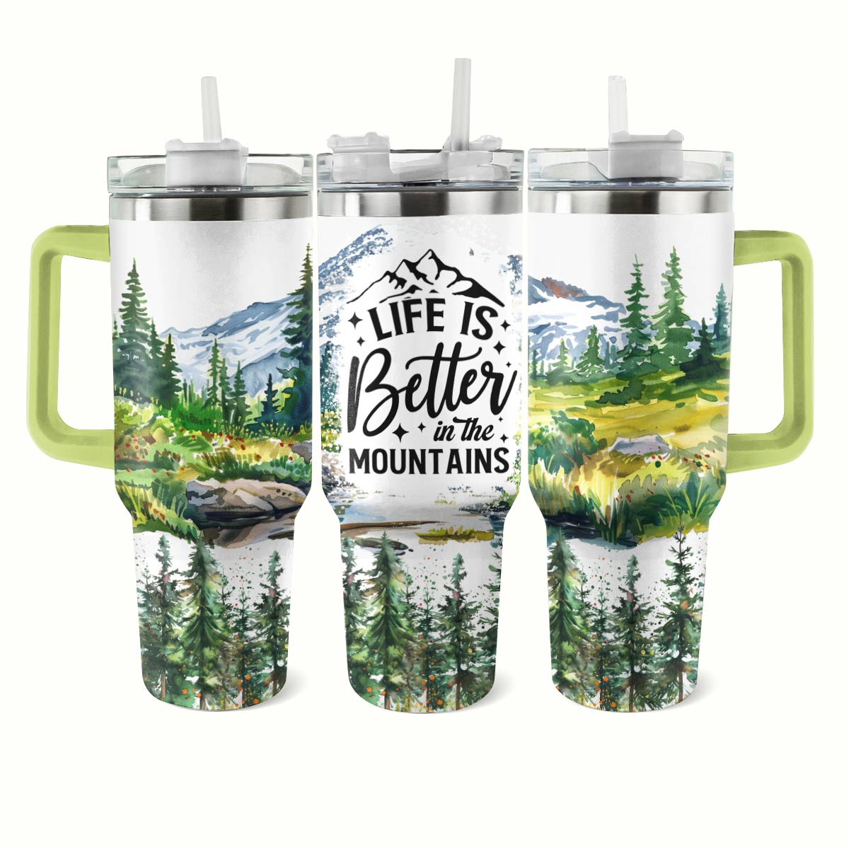Shineful Tumbler Moutain Life
