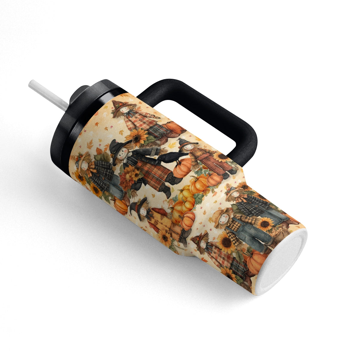 Shineful Tumbler Cozy Scarecrow Days