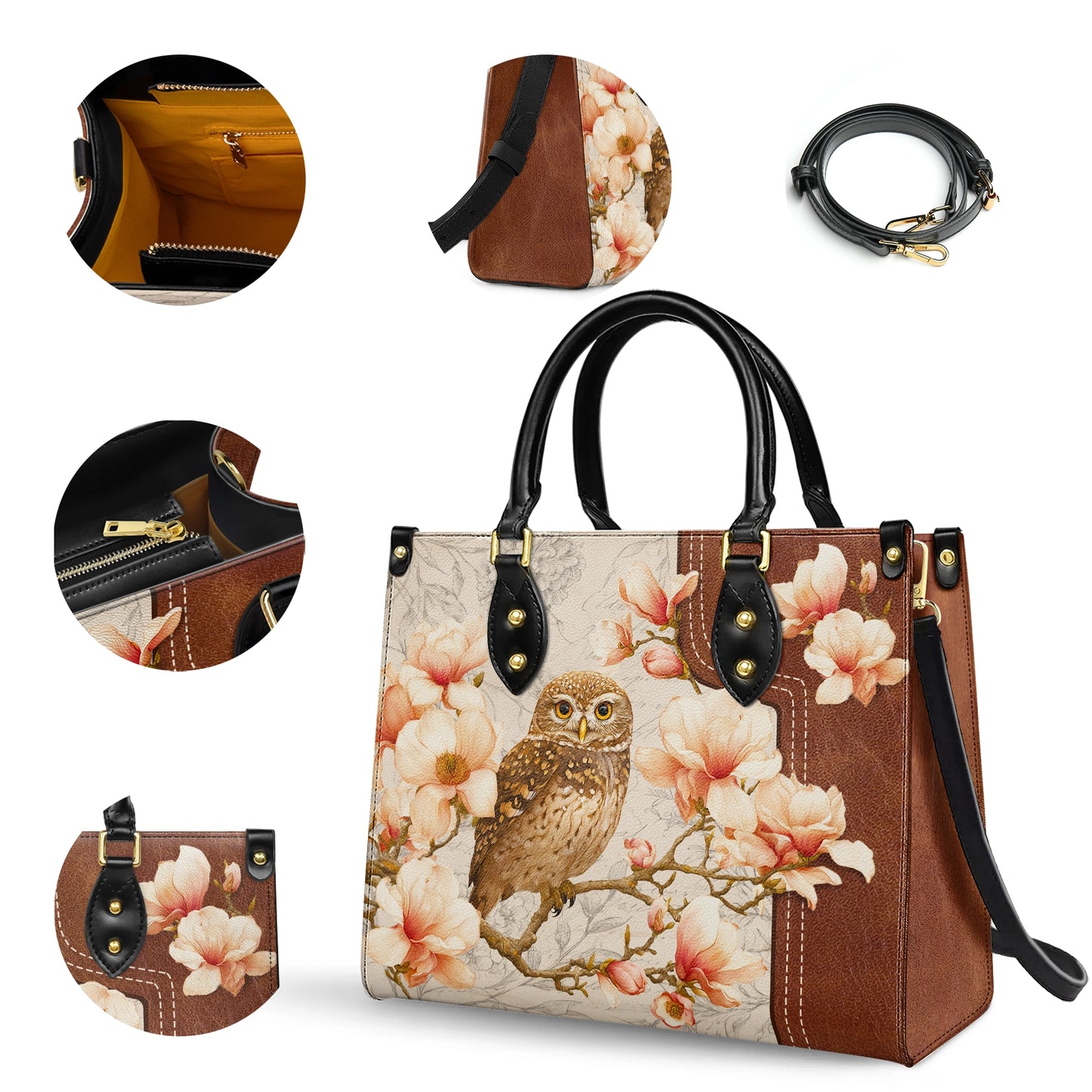 Shineful Leather Bag Wisdom In Bloom