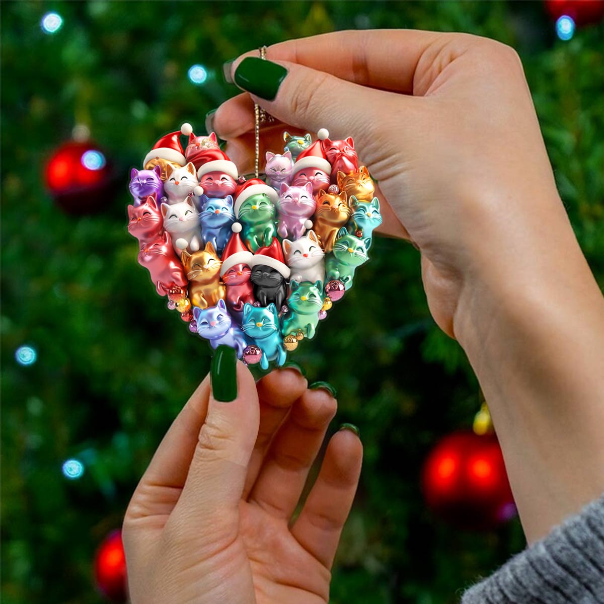 Shineful 2D Acrylic Ornament Cats In My Heart