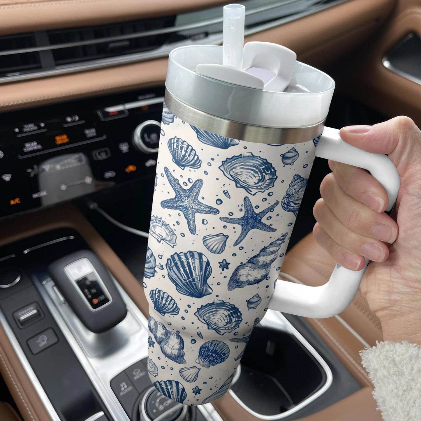 Shineful Tumbler Seashell Serenity