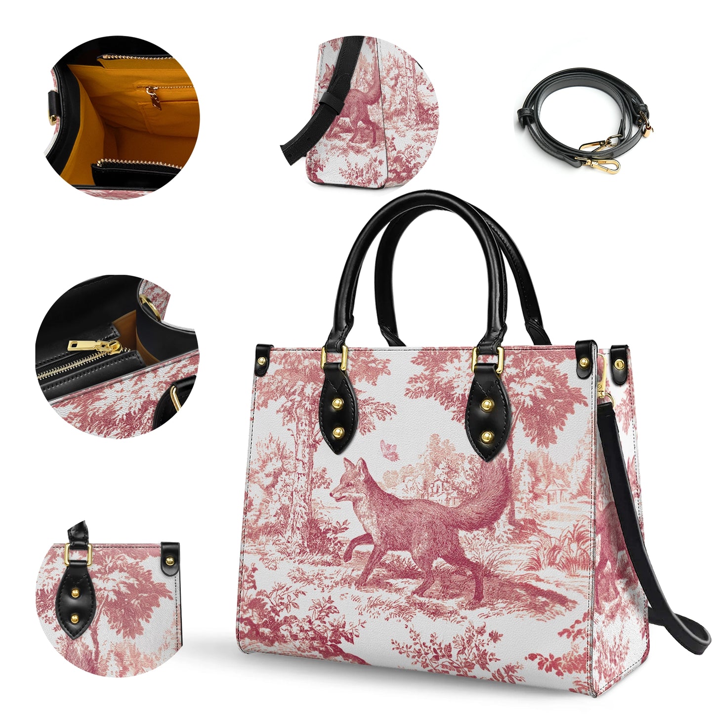 Shineful Fox & Folly Leather Bag