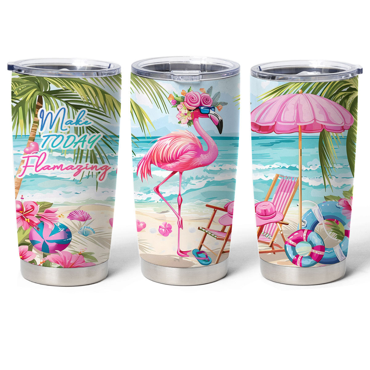Shineful 20oz Tumbler Flamazing Flamingo