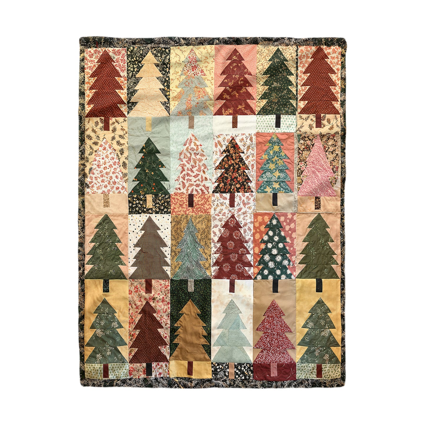 Shineful Fleece Blanket Festive Christmas Pine
