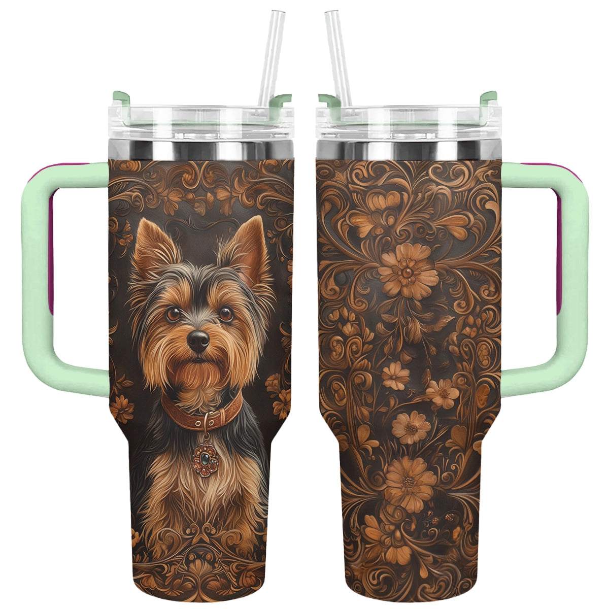Shineful Tumbler Timeless Yorkie Charm