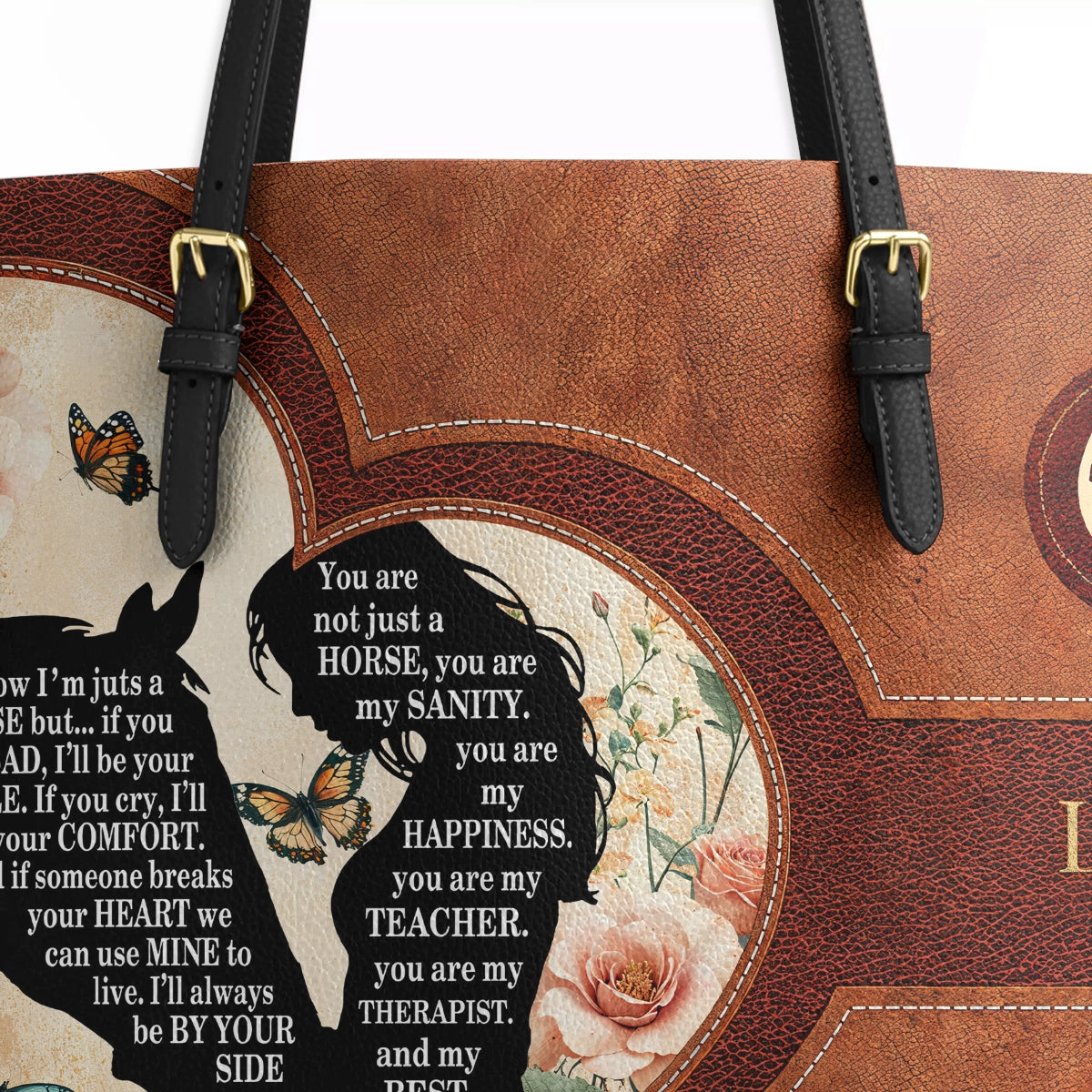 Shineful Leather Tote Bag - The Saddle Bond
