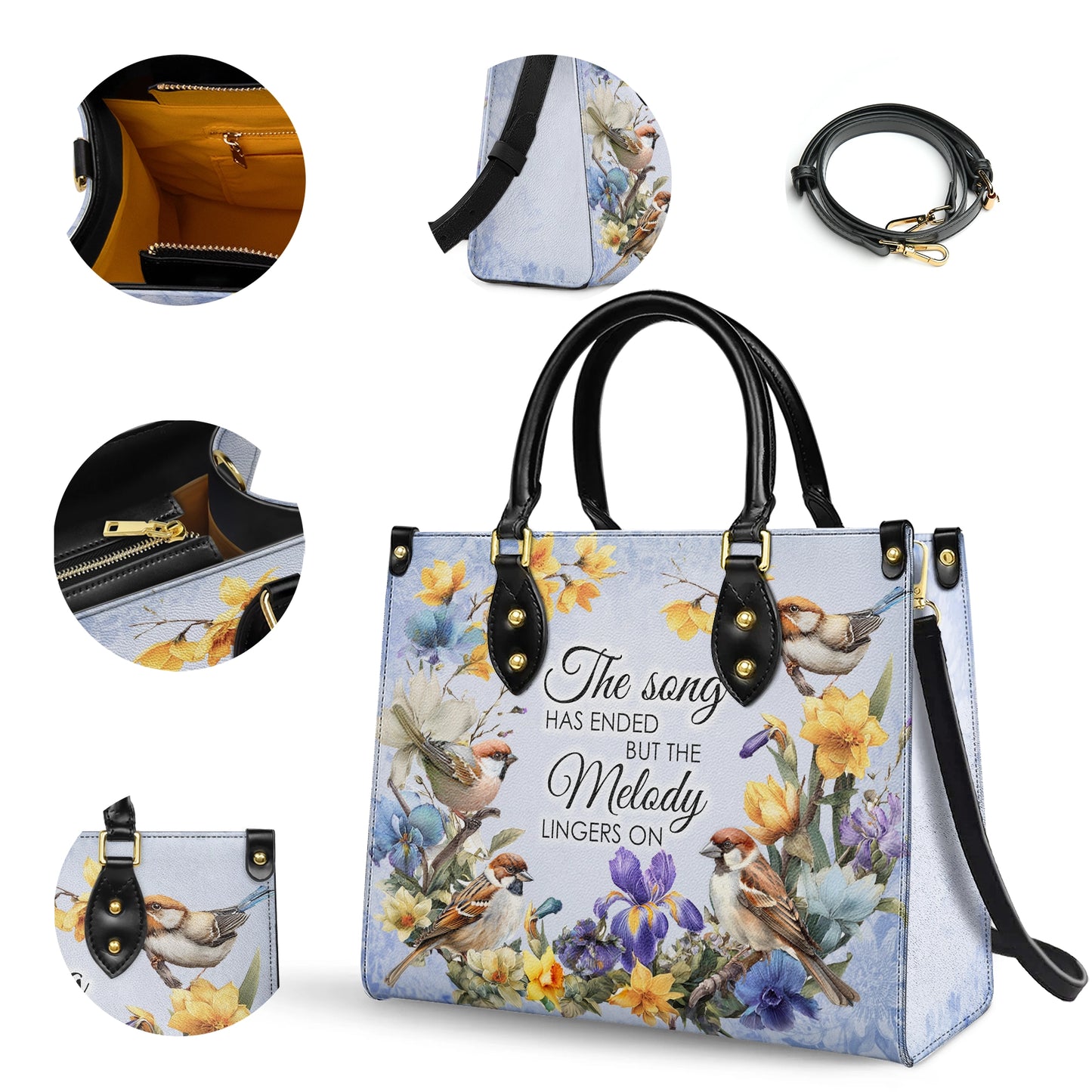 Shineful Melody Garden Leather Bag