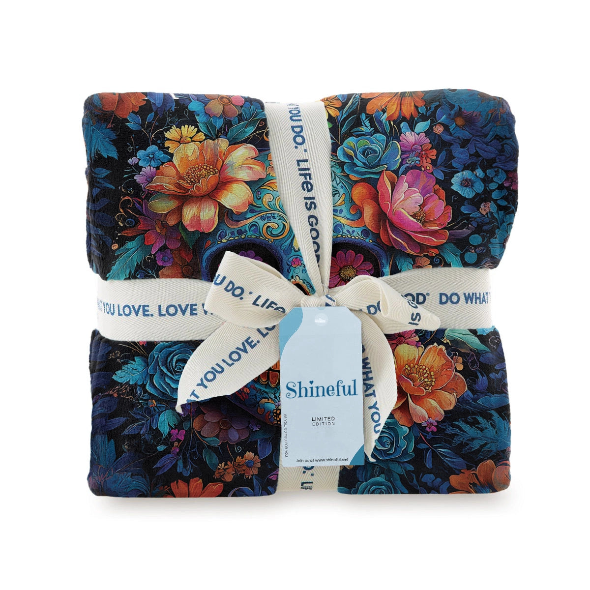 Shineful Fleece Blanket Sugar Skull Fiesta