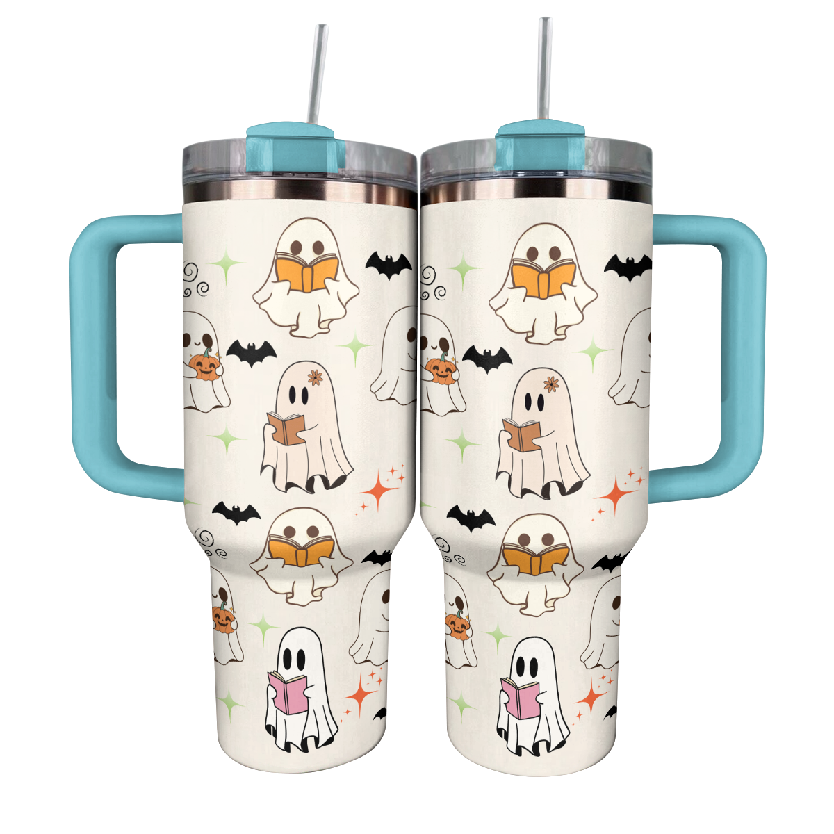 Shineful Tumbler book-loving ghost