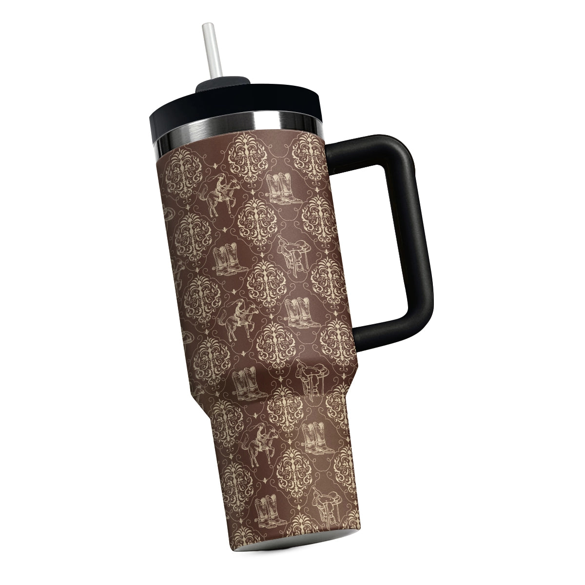 Shineful Tumbler Western Scroll