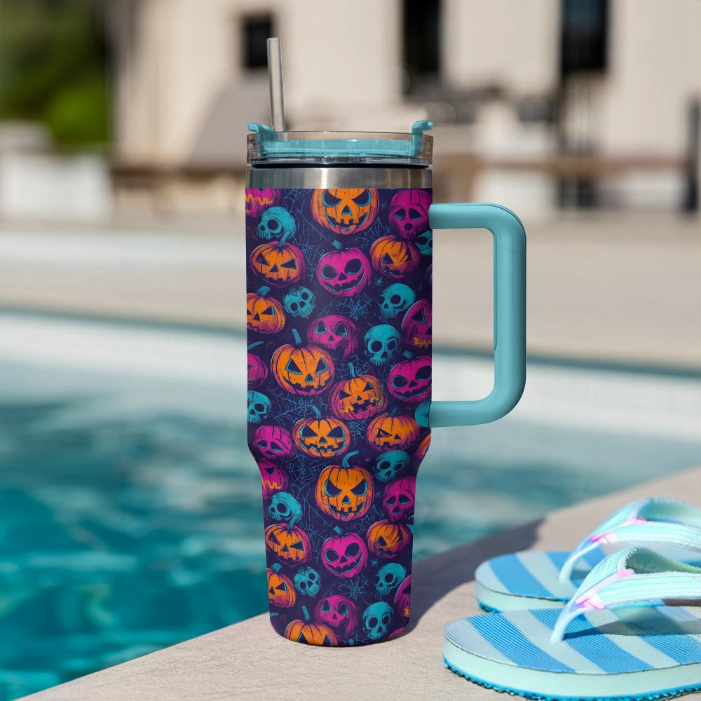 Shineful Tumbler Neon Jack-O-Lantern Glow