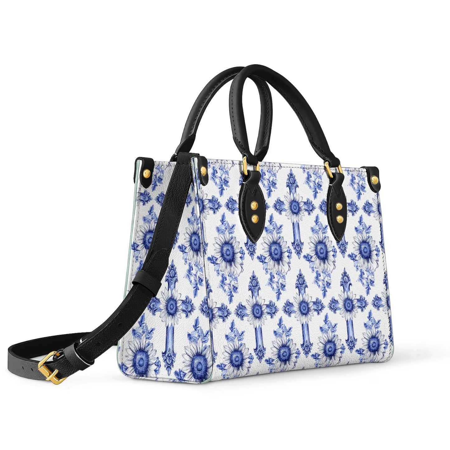 Shineful Leather Bag Sunflower Blooming With Grace