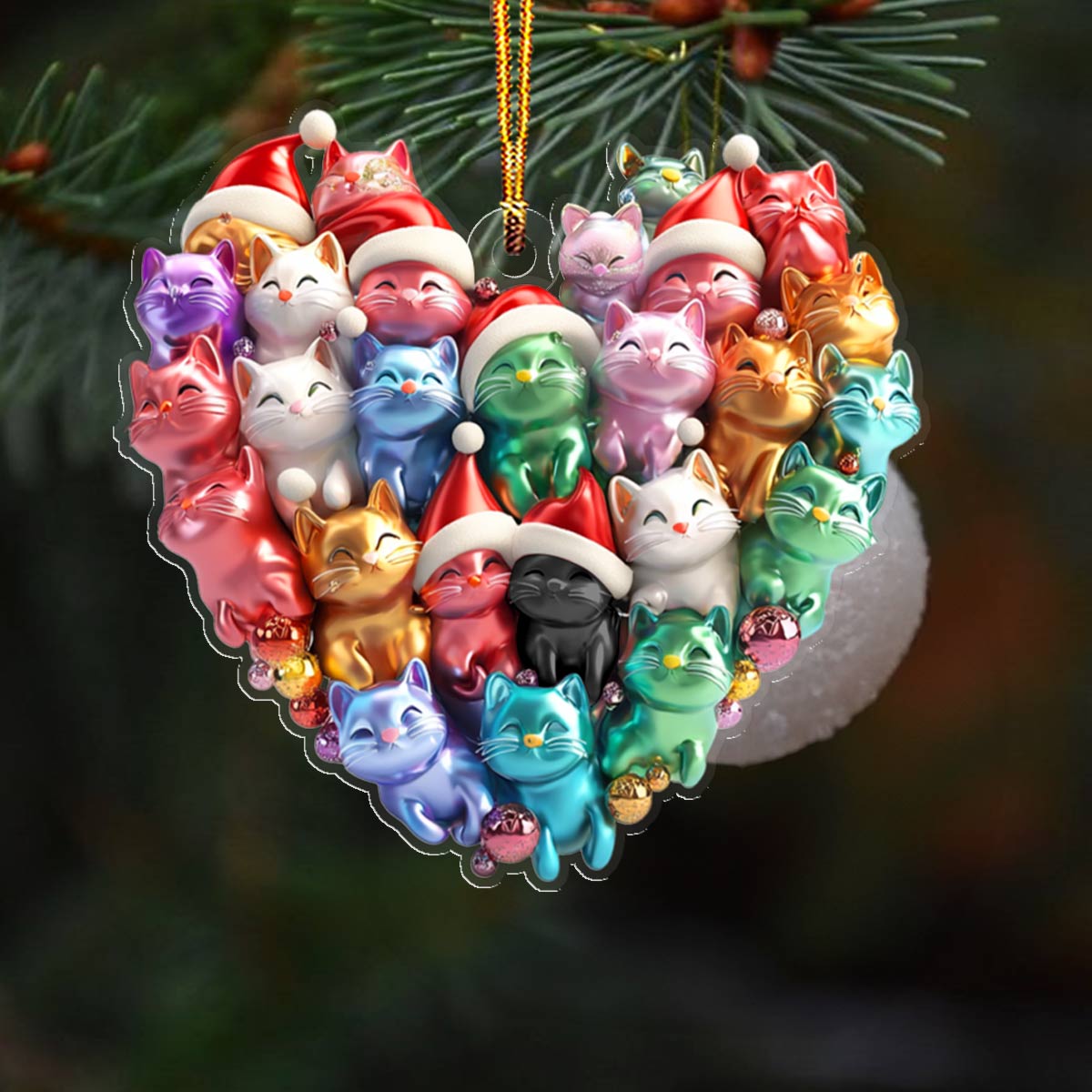 Shineful 2D Acrylic Ornament Cats In My Heart