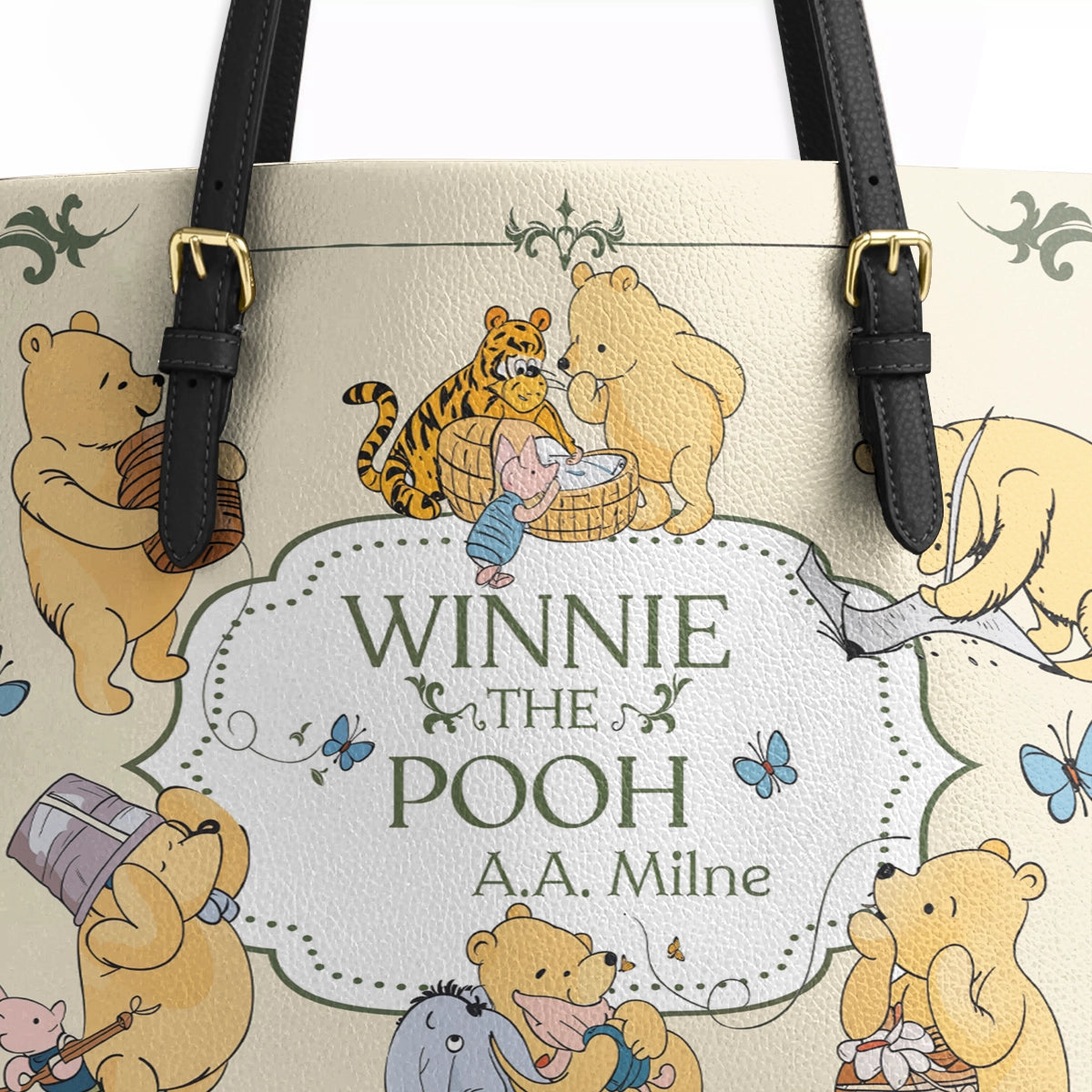 Shineful Leather Tote Bag Winnie’s Classic Charm