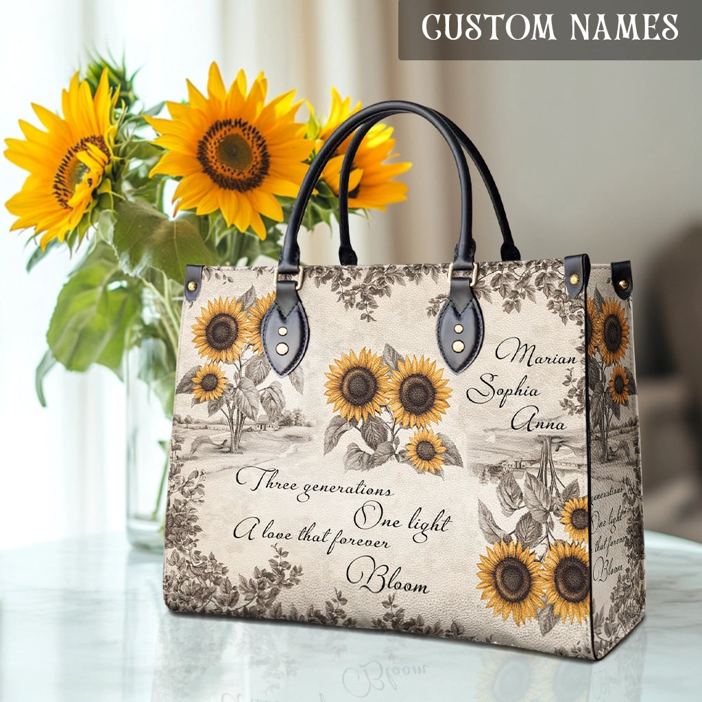 Shineful Leather Bag Personalized Generations of Sunshine