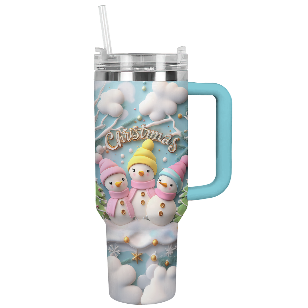 Shineful Tumbler Sweet Snowman Delight
