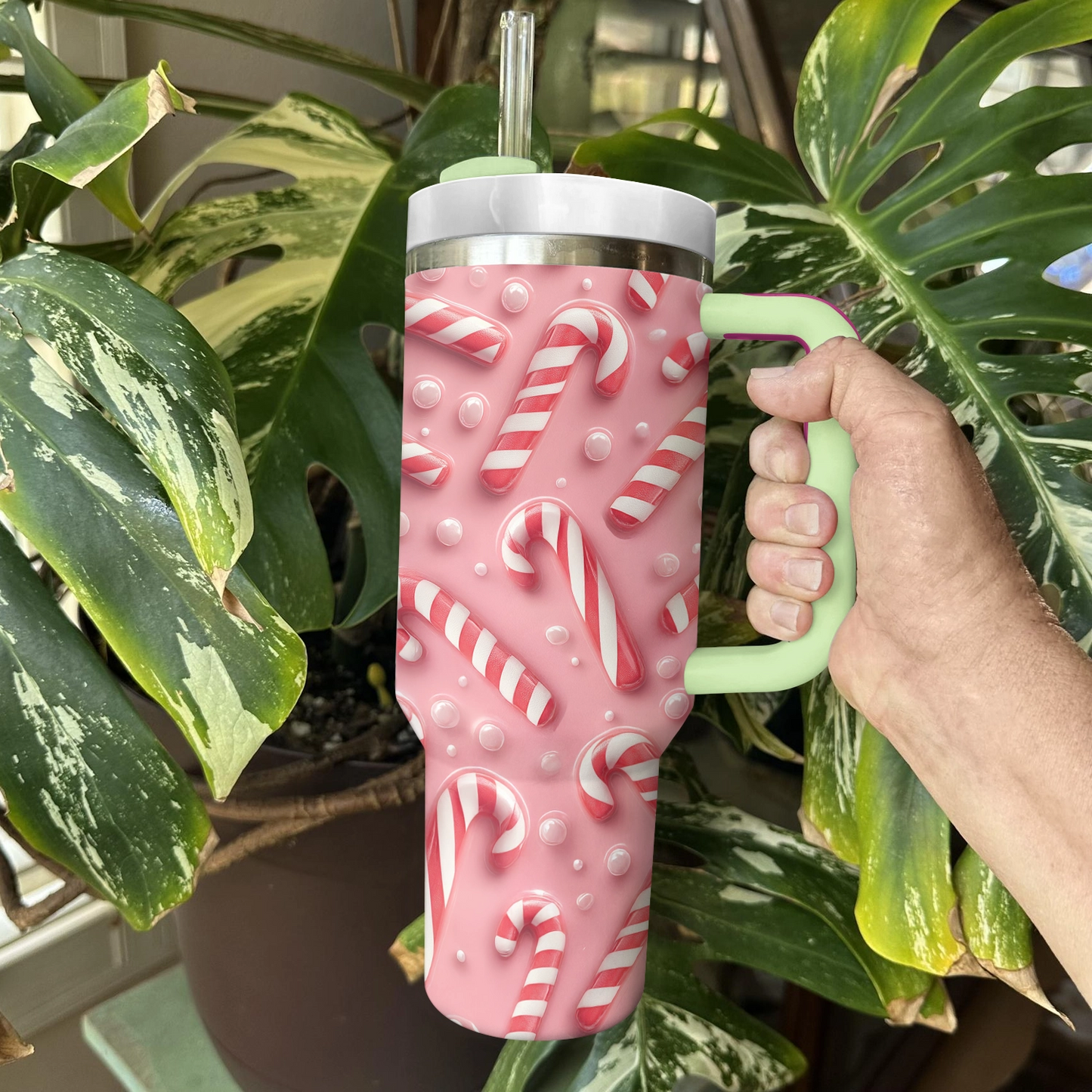 Shineful Tumbler Sweet Christmas Candy Cane